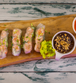 Gỏi Cuốn (Vietnamese Chicken Spring Rolls)